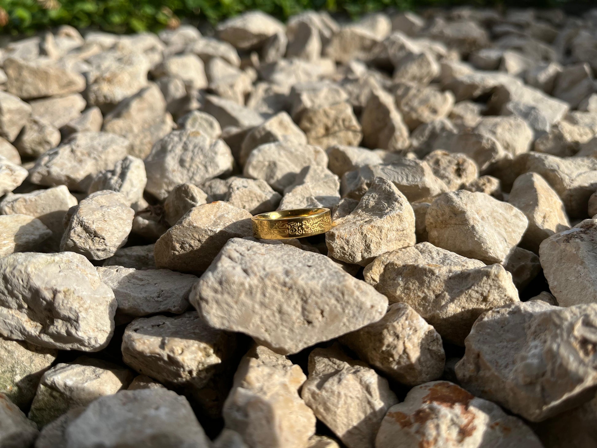 "With Hardship Comes Ease" Ring