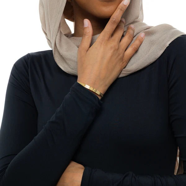 "With hardship comes ease" Cuff